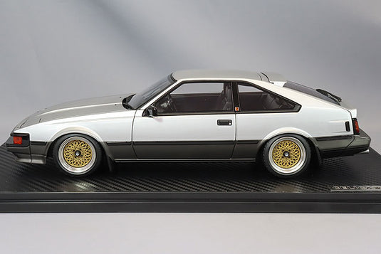 Ignition Model 1/18 Toyota Celica XX 2800GT (A60) Silver/Gunmetallic w/ SSR Mesh Type 16-inch Wheels IG3535