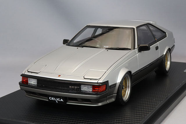 Ignition Model 1/18 Toyota Celica XX 2800GT (A60) Silver/Gunmetallic w/ SSR Mesh Type 16-inch Wheels IG3535