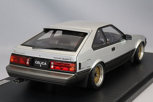 Ignition Model 1/18 Toyota Celica XX 2800GT (A60) Silver/Gunmetallic w/ SSR Mesh Type 16-inch Wheels IG3535