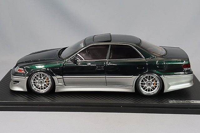 Carica immagine in Galleria Viewer, Ignition Model 1/18 VERTEX JZX100 Mark II Dark Green Metallic/Gunmetallic IG3582
