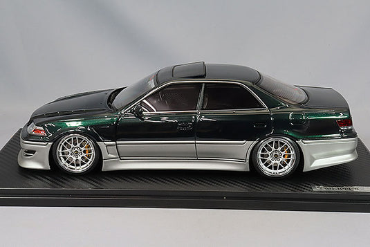 Ignition Model 1/18 VERTEX JZX100 Mark II Dark Green Metallic/Gunmetallic IG3582