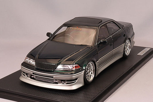 Ignition Model 1/18 VERTEX JZX100 Mark II Dark Green Metallic/Gunmetallic IG3582