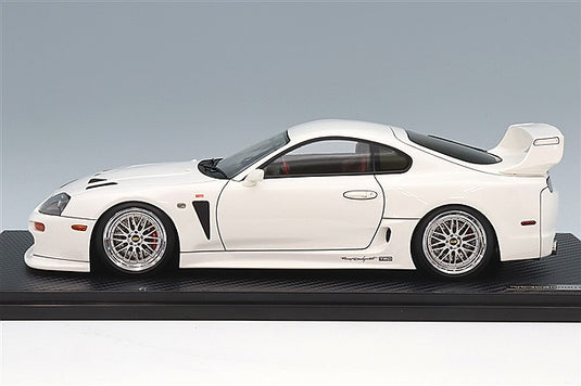 Ignition Model 1/18 Toyota Supra (A80) TRD 3000GT White w/ BBS LM Type 18-inch Wheels (Polished/Silver) IG3597