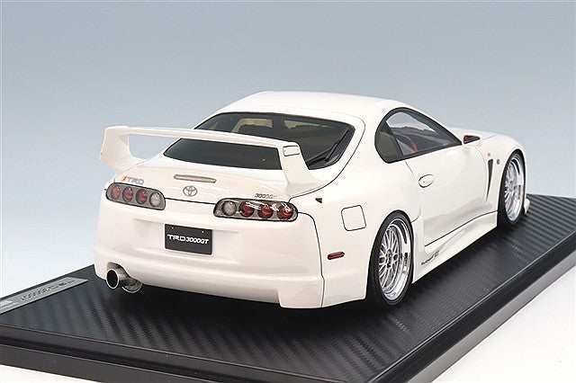 Carica immagine in Galleria Viewer, Ignition Model 1/18 Toyota Supra (A80) TRD 3000GT White w/ BBS LM Type 18-inch Wheels (Polished/Silver) IG3597
