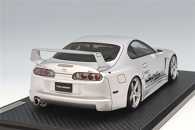 Carica immagine in Galleria Viewer, Ignition Model 1/18 Toyota Supra (A80) TRD 3000GT Silver w/ TRD T3 Type 18-inch Wheels (Polished/Silver) IG3600
