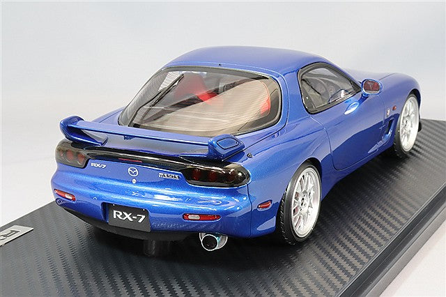 Carica immagine in Galleria Viewer, Ignition Model 1/18 Mazda RX-7 (FD3S) Spirit R Type A Blue Metallic w/ BBS RG-R Type 17-inch Wheels (Silver) IG3607
