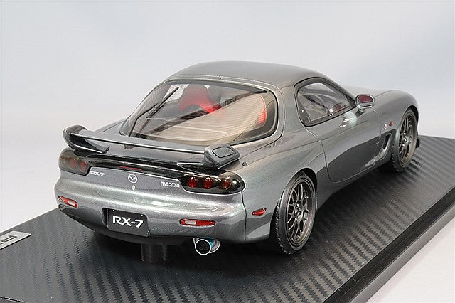 Carica immagine in Galleria Viewer, Ignition Model 1/18 Mazda RX-7 (FD3S) Spirit R Type A Gray Metallic w/ BBS RG-R Type 17-inch Wheels (Gunmetallic) IG3608
