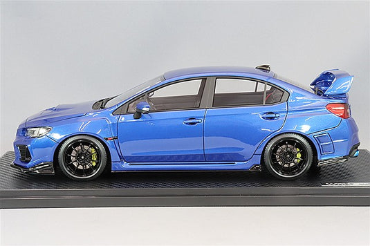 Ignition Model 1/18 Subaru WRX (CBA-VAB) STI Blue Metallic w/ CE28 Type 17-inch Wheels (Black) IG3610