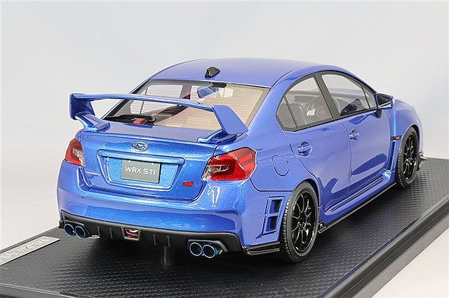Carica immagine in Galleria Viewer, Ignition Model 1/18 Subaru WRX (CBA-VAB) STI Blue Metallic w/ CE28 Type 17-inch Wheels (Black) IG3610
