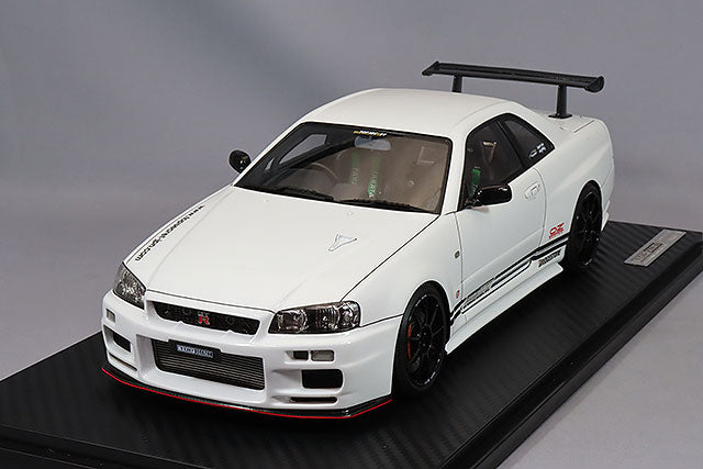 Ignition Model 1/18 TOP SECRET 34GT-R (BNR34) White IG3642