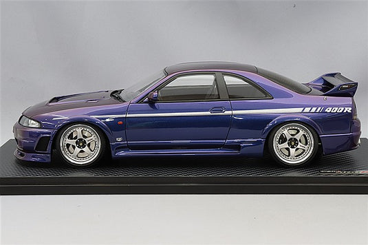 Ignition Model 1/18 Nismo 400R (BCNR33) Midnight Purple w/ Nismo LM-GT1 18-inch Wheels (Polished/Silver) IG3657