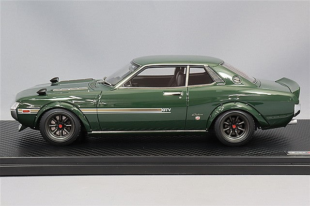Carica immagine in Galleria Viewer, Ignition Model 1/18 Toyota Celica 1600 GTV (TA22) Green w/ RS Watanabe 14-inch Wheels (Gunmetallic) IG3685
