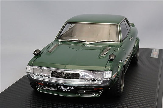 Ignition Model 1/18 Toyota Celica 1600 GTV (TA22) Green w/ RS Watanabe 14-inch Wheels (Gunmetallic) IG3685