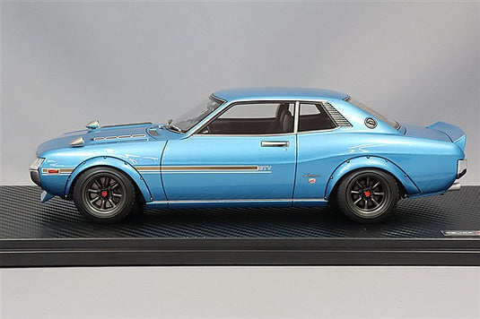 Ignition Model 1/18 Toyota Celica 1600 GTV (TA22) Light Blue Metallic w/ RS Watanabe 14-inch Wheels (Gunmetallic) IG3686