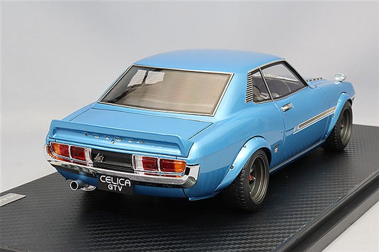 Ignition Model 1/18 Toyota Celica 1600 GTV (TA22) Light Blue Metallic w/ RS Watanabe 14-inch Wheels (Gunmetallic) IG3686