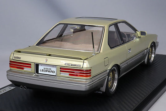 Ignition Model 1/18 Nissan Leopard 3.0 Ultima (F31) Gold/Silver w/ BBS RS Type 17-inch Wheels IG3700