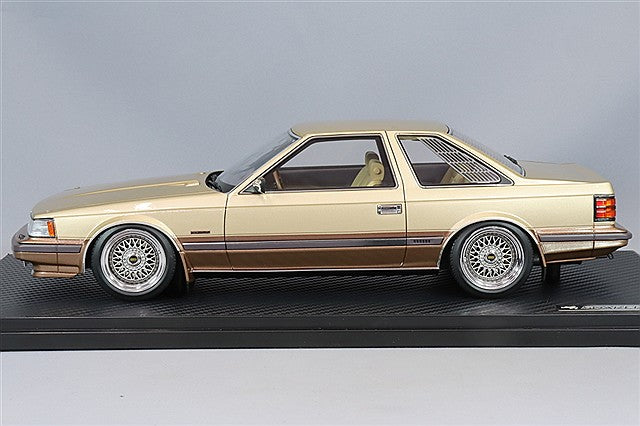Carica immagine in Galleria Viewer, Ignition Model 1/18 Toyota Soarer 2800GT Extra (Z10) Gold/Brown w/ BBS RS Type 17-inch Wheels (Polished/Silver) IG3702
