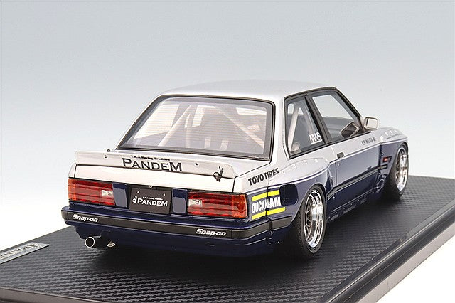Carica immagine in Galleria Viewer, Ignition Model 1/18 Pandem 30 Silver/Blue w/ Pandem Original Mesh 17-inch Wheels (Polished/Gunmetallic) IG3717
