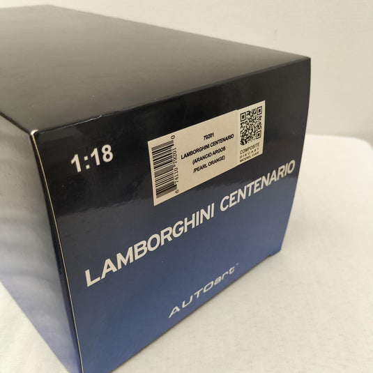 AUTOart 1/18 Lamborghini Centenario (Pearl Orange)– Used