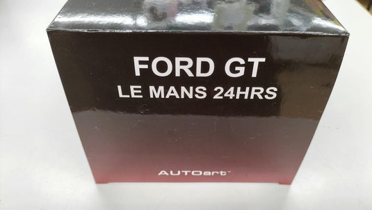 AUTOart FORD GT LE MANS 24HRS 1/18 Diecast Car– Used