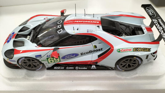 AUTOart FORD GT LE MANS 24HRS 1/18 Diecast Car– Used