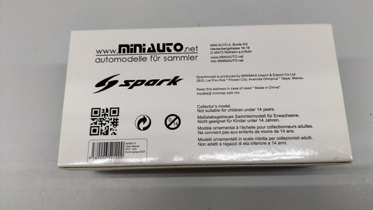 SPARK OPEL MANTA 400 2003 1/43 Scale Diecast Car– Used