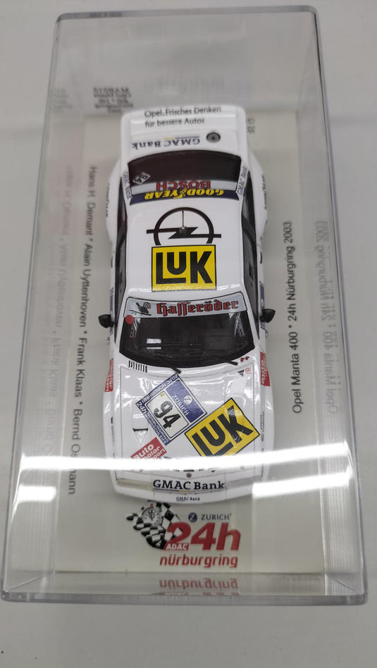 SPARK OPEL MANTA 400 2003 1/43 Scale Diecast Car– Used