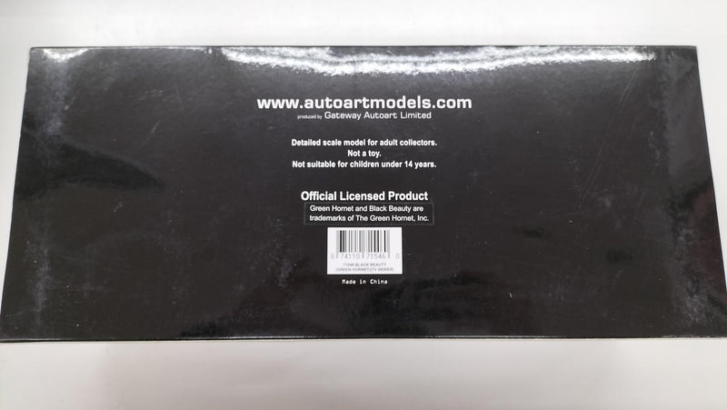 Laden Sie das Bild in Galerie -Viewer, AUTOart &quot;The Green Hornet&quot; Black Beauty 1/18 Diecast Car– Used
