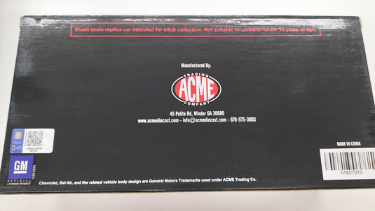 ACME 1957 BEL AIR GASSERS NIGHT STALKER 1/18 Diecast Car– Used