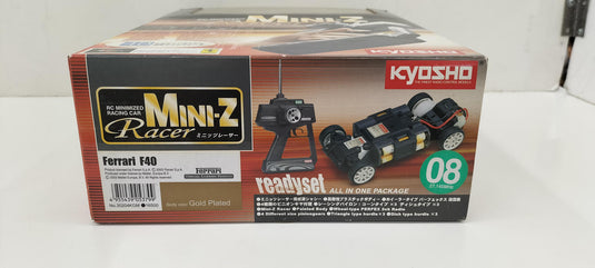 KYOSHO Ferrari F40 Gold Paint Mini-Z Racer - Used
