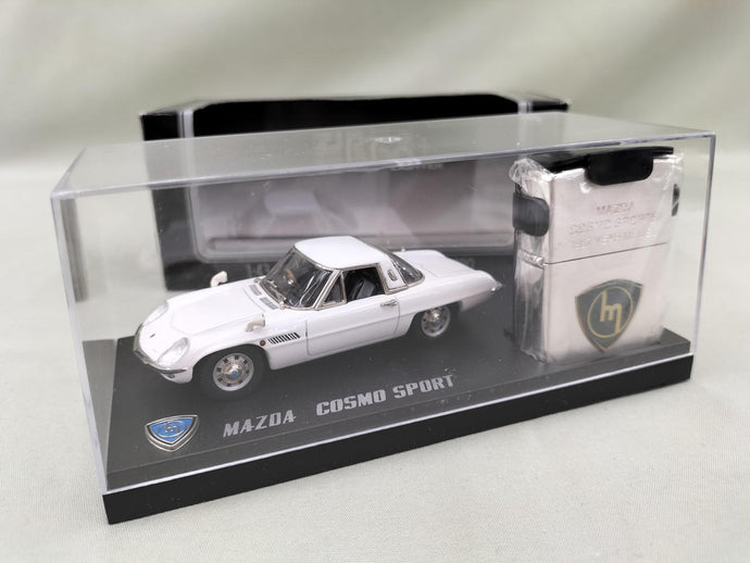 Fukashiro Model Car & Zippo Lighter Set Cosmo Sport 1/43 Scale– Used