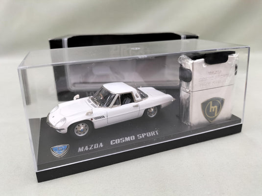 Fukashiro Model Car & Zippo Lighter Set Cosmo Sport 1/43 Scale– Used