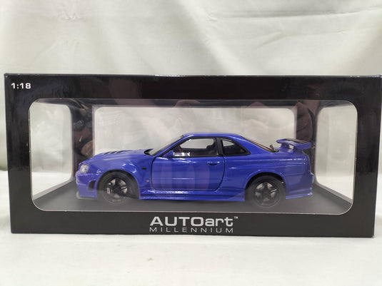 AUTOart NISMO R34 Z-TUNE 1/18 Scale Model Car– Used
