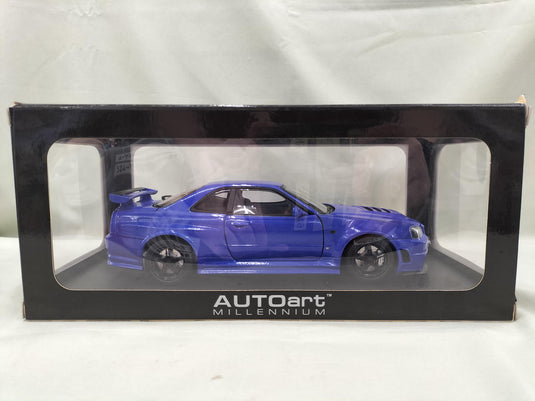 AUTOart NISMO R34 Z-TUNE 1/18 Scale Model Car– Used
