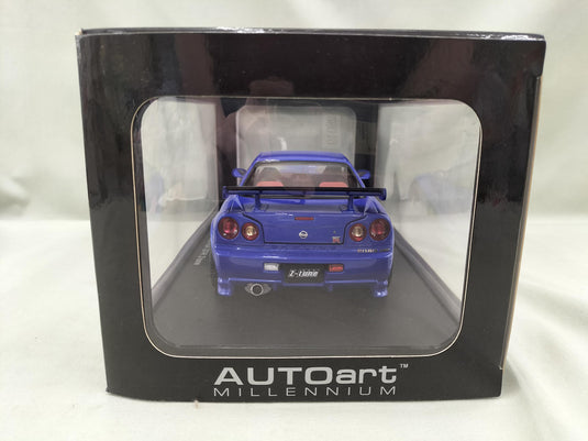AUTOart NISMO R34 Z-TUNE 1/18 Scale Model Car– Used