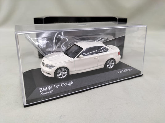MINICHAMPS BMW 1 Series Coupe 1/43 Scale Model Car– Used