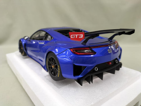 AUTOart 1/18 Honda NSX GT3 Hyper Blue Scale Model Car– Used
