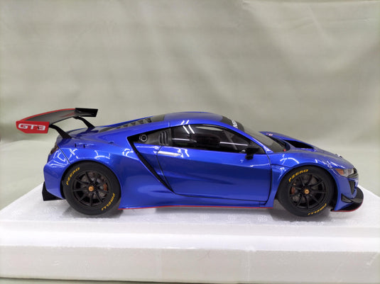 AUTOart 1/18 Honda NSX GT3 Hyper Blue Scale Model Car– Used