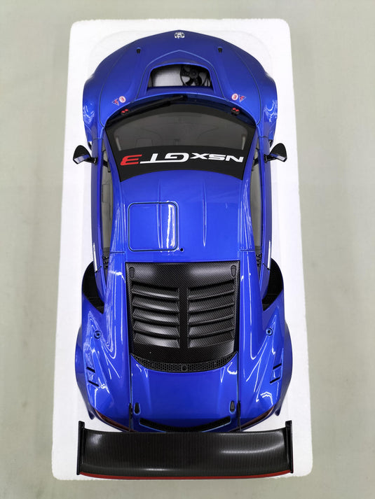 AUTOart 1/18 Honda NSX GT3 Hyper Blue Scale Model Car– Used
