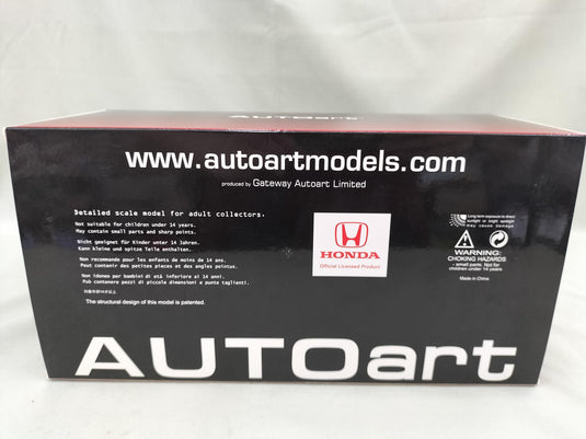 AUTOart 1/18 Honda NSX GT3 Hyper Blue Scale Model Car– Used
