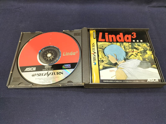 ASCII Linda Cube Kanzenban (Complete Version) Sega Saturn soft Japanese Version -Used
