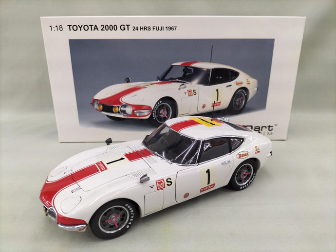 AUTOart 1/18 Toyota 2000GT 24HRS FUJI 1967 1/18 Scale Car– Used