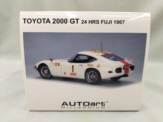 AUTOart 1/18 Toyota 2000GT 24HRS FUJI 1967 1/18 Scale Car– Used