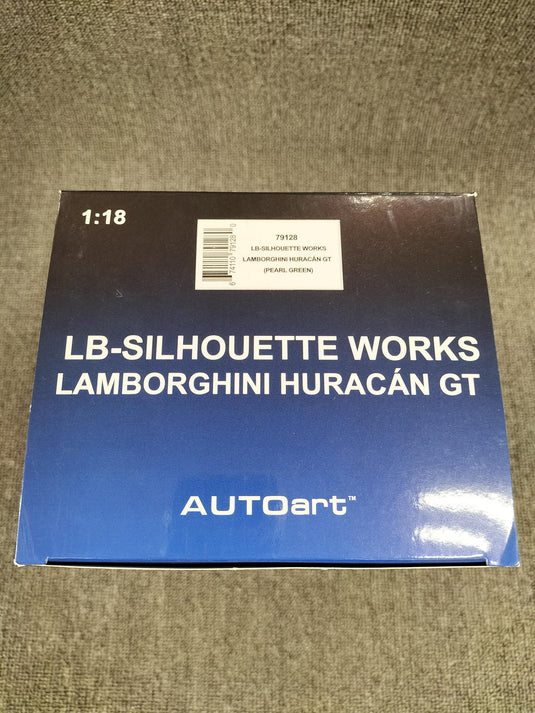 AUTOart 79128 LB-SILHOUETTE WORKS 1/18 LAMBORGHINI HURACAN GT Scale Car– Used