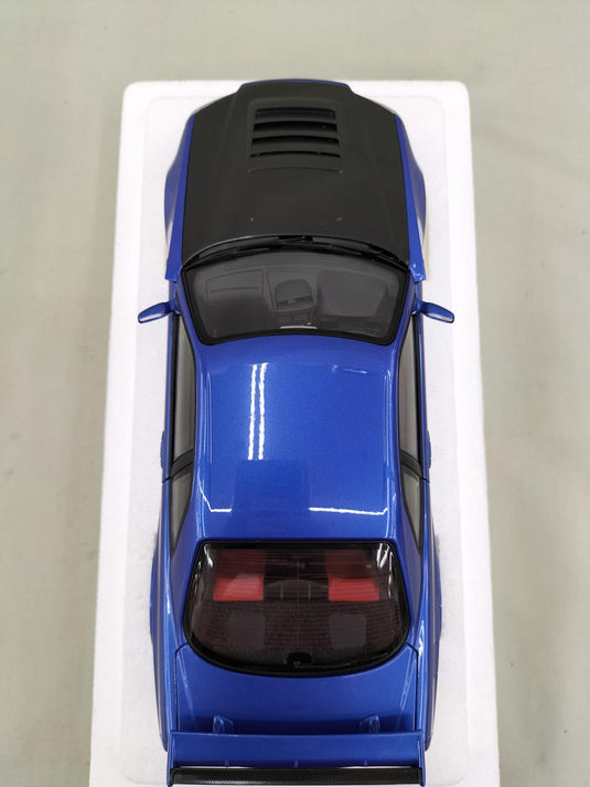 AUTOart Bayside Blue w/ Carbon Hood NISMO R34 GT-R Z-TUNE 1/18 Scale Car– Used