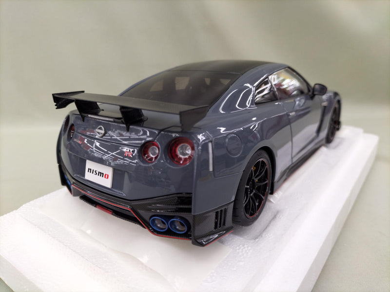 Load image into Gallery viewer, AUTOart Stealth Gray GT-R R35 NISMO SPECIAL EDITION 1/18 Scale Car– Used
