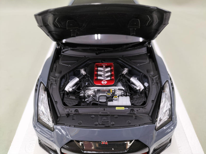 Load image into Gallery viewer, AUTOart Stealth Gray GT-R R35 NISMO SPECIAL EDITION 1/18 Scale Car– Used
