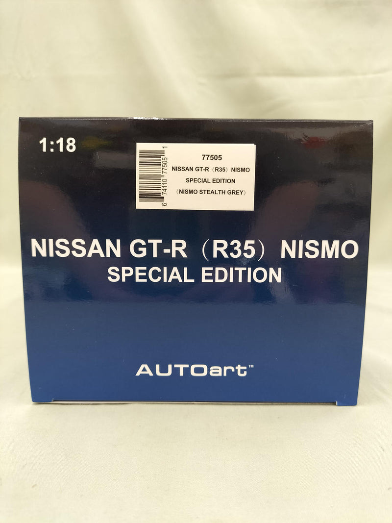 Load image into Gallery viewer, AUTOart Stealth Gray GT-R R35 NISMO SPECIAL EDITION 1/18 Scale Car– Used
