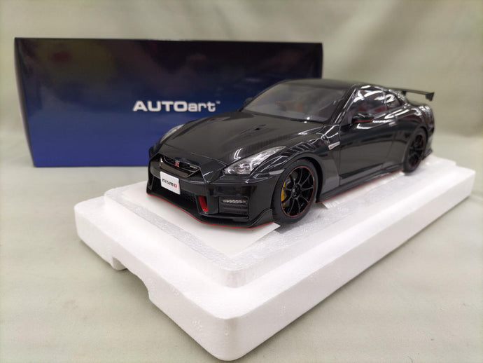 AUTOart Meteor Flake Black Pearl GT-R R35 NISMO SPECIAL EDITION 1/18 Scale Car– Used