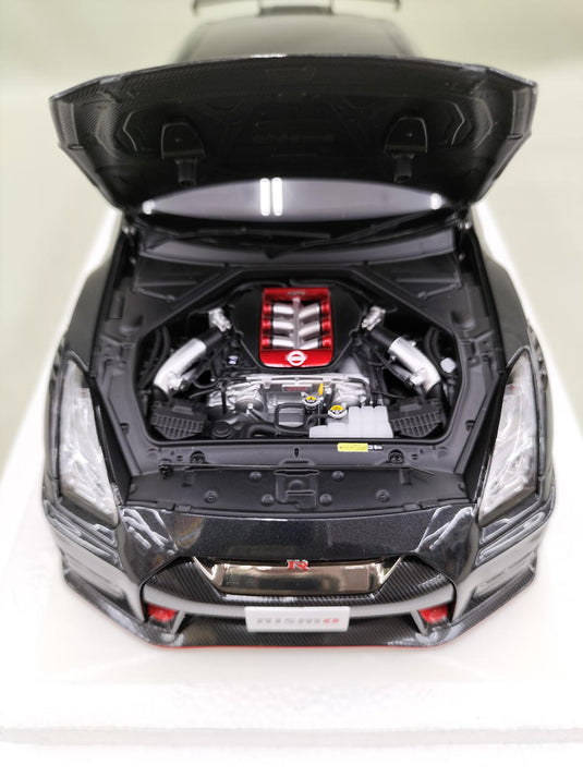 AUTOart Meteor Flake Black Pearl GT-R R35 NISMO SPECIAL EDITION 1/18 Scale Car– Used